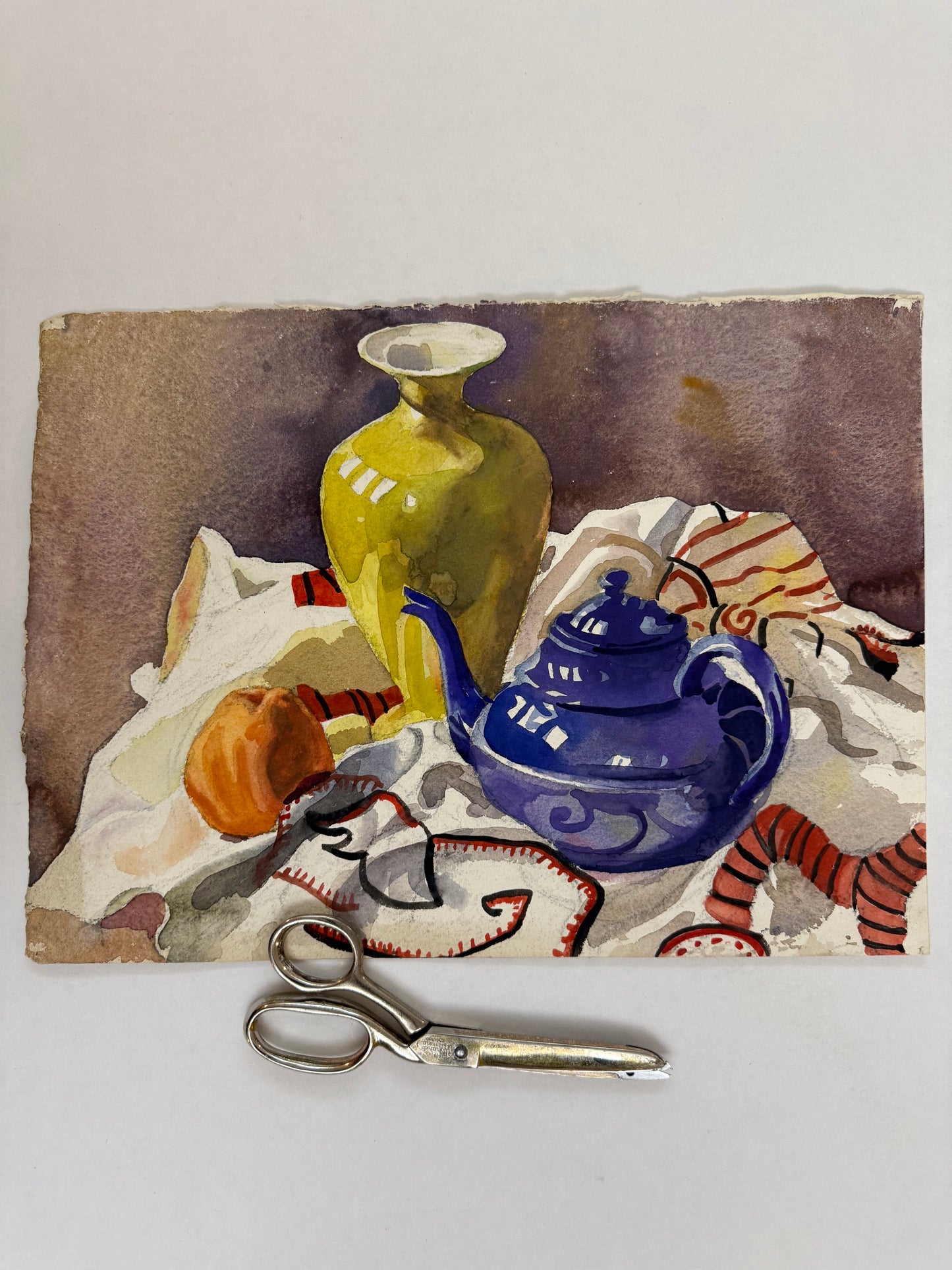 Blue Teapot Still Life - from the studio of ERIC RITCHIE & RENA GIBSON