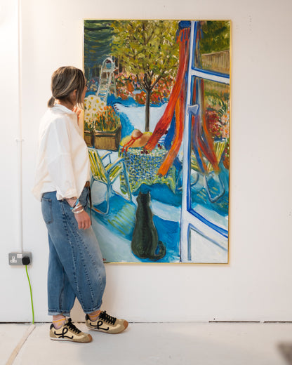 Gus in the Garden with Kite - ISOBEL COLVILLE Scottish | 1935 - 2025