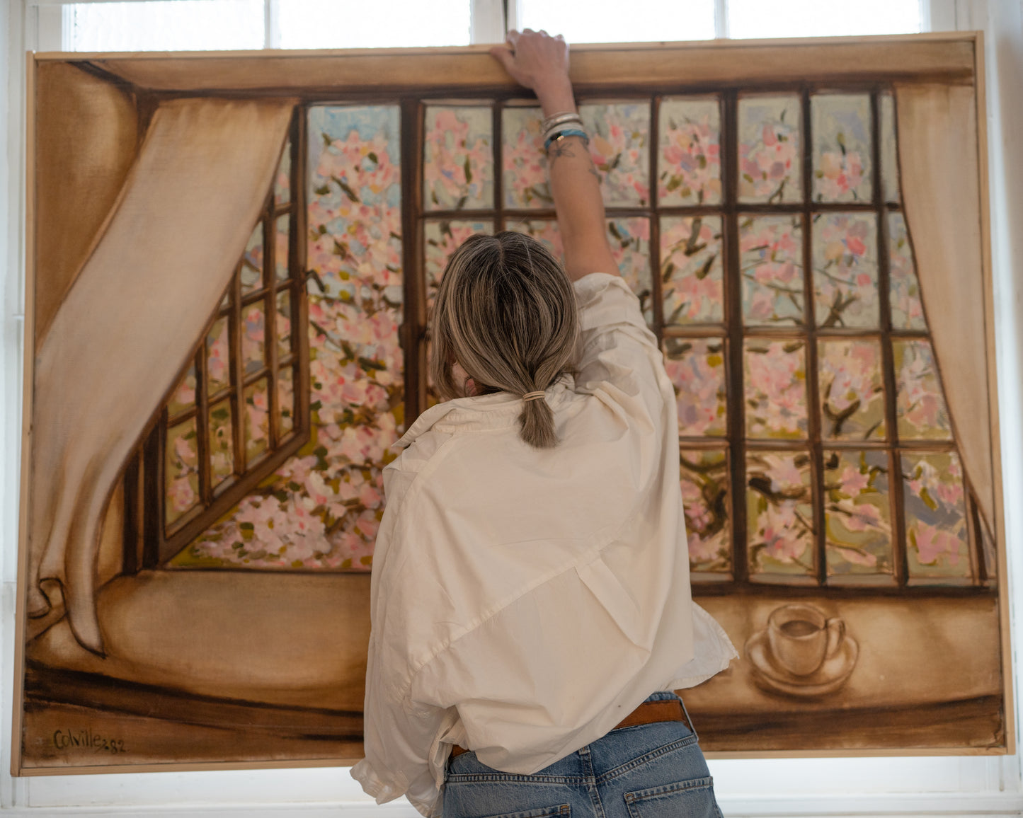 Window Blossom - ISOBEL COLVILLE Scottish | 1935 - 2025