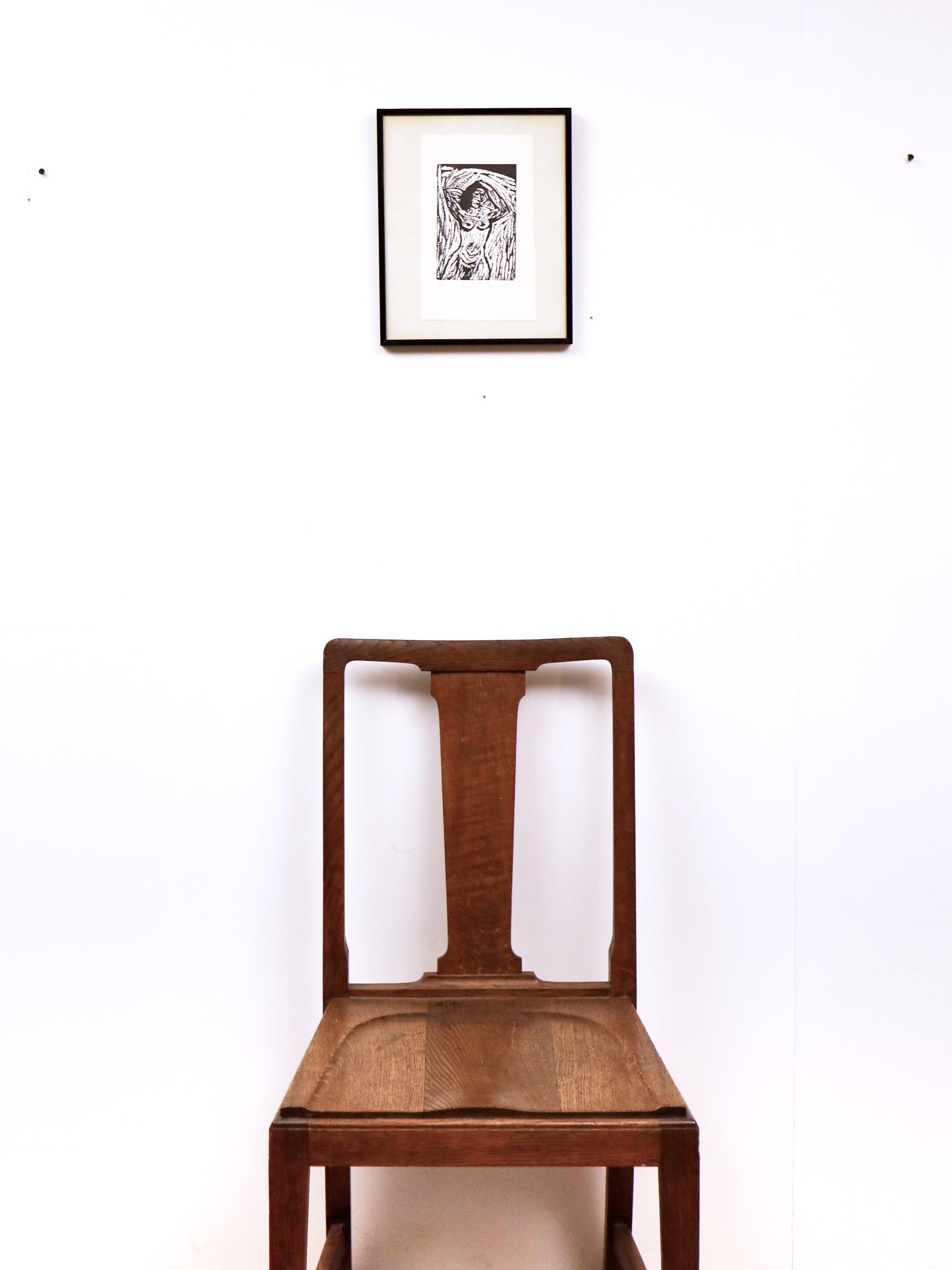 Female Study Linocut Print ~ Douglas Thomson | Scottish b1955