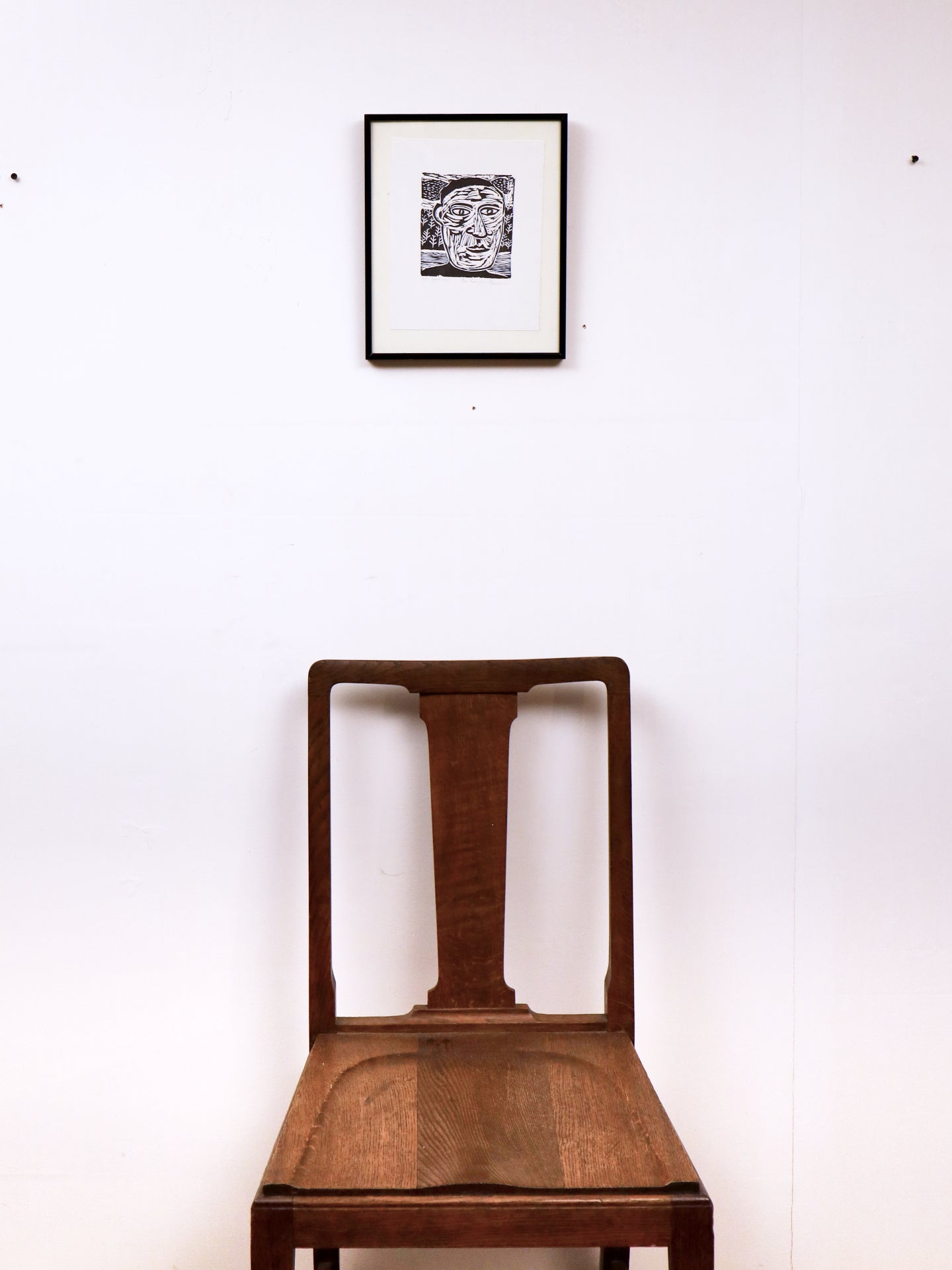 The Boatman Linocut Print ~ Douglas Thomson | Scottish b1955