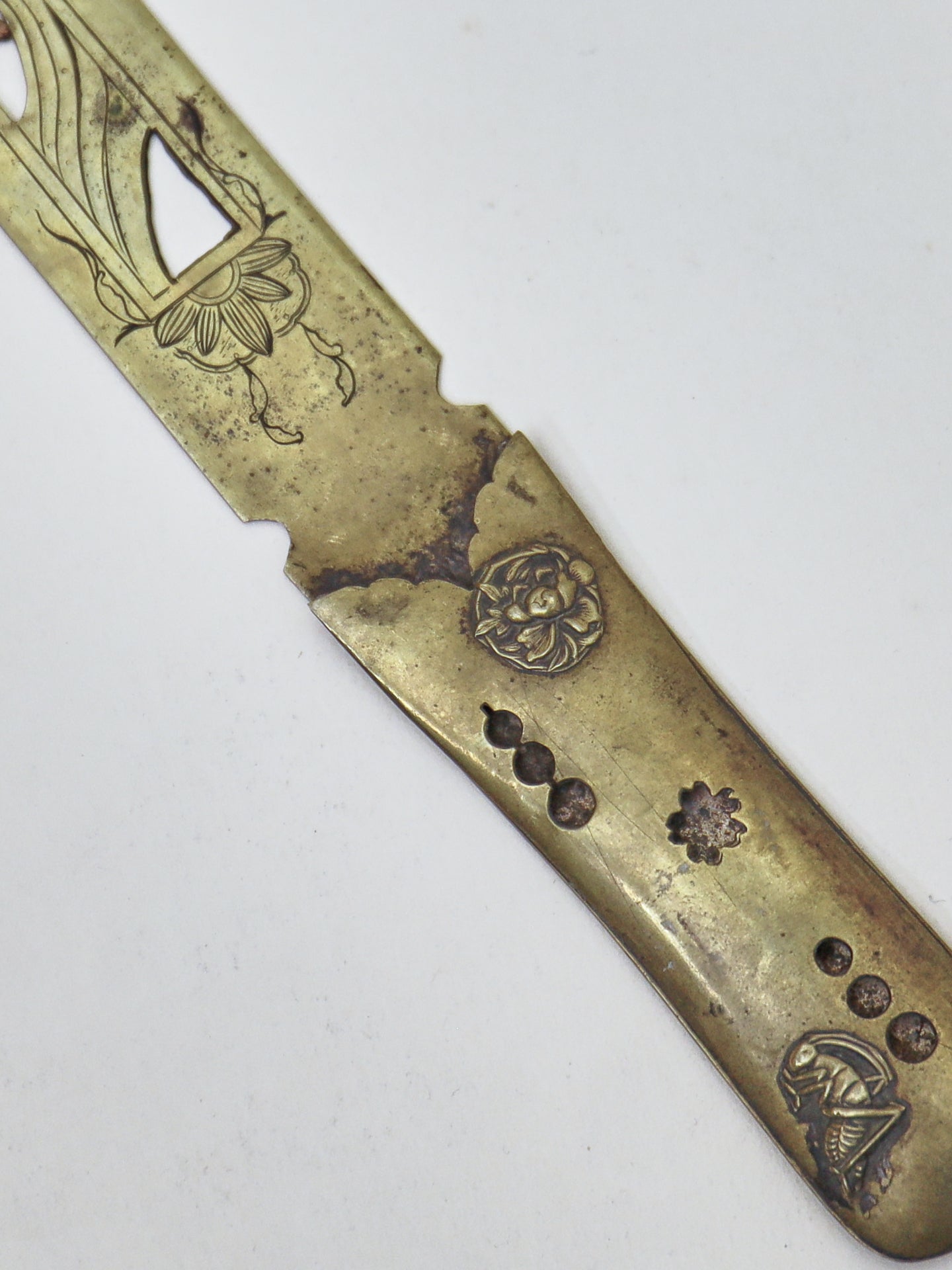 Japanese Brass Page Turner - Meiji Period (1868-1912)