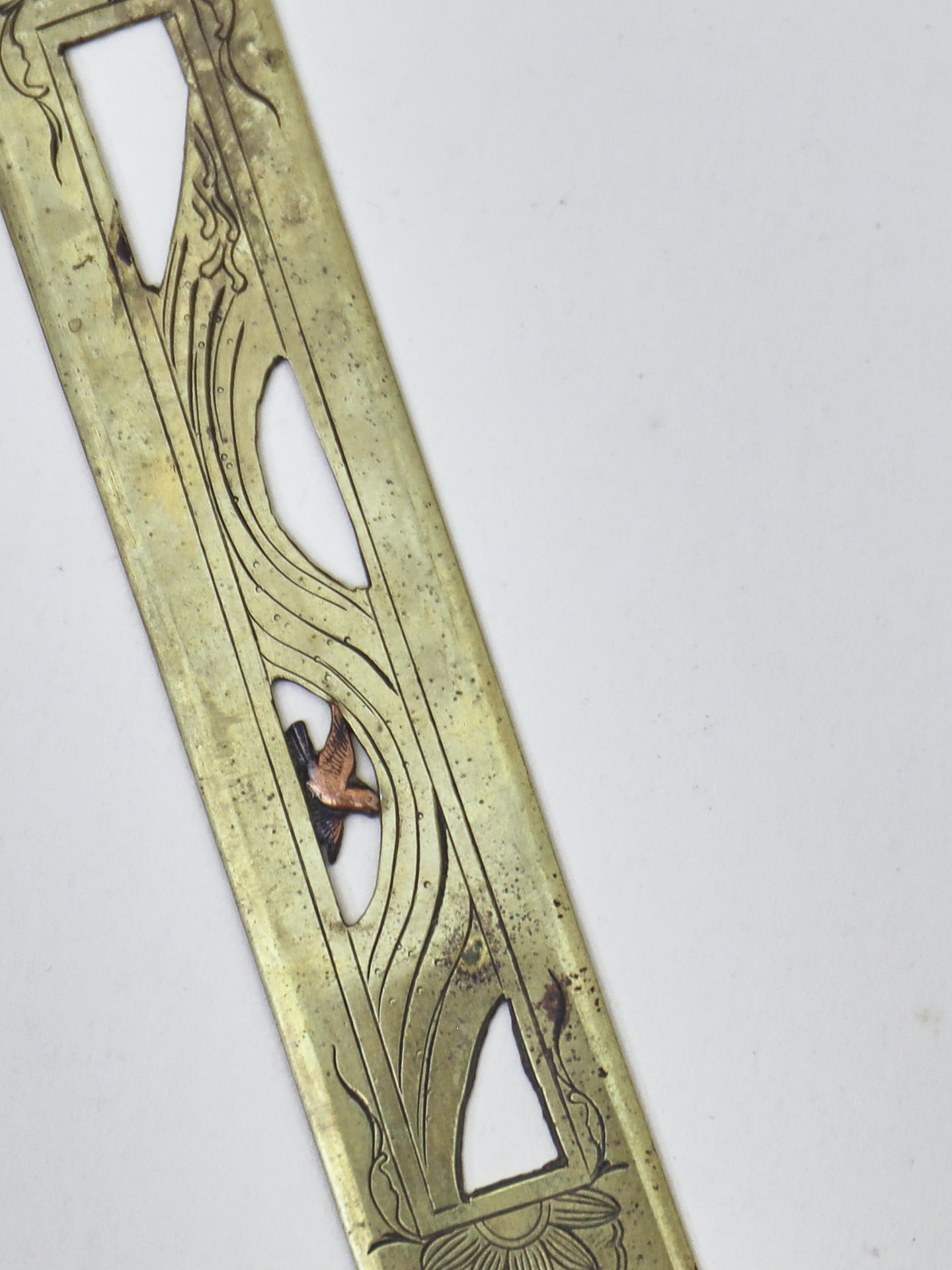 Japanese Brass Page Turner - Meiji Period (1868-1912)