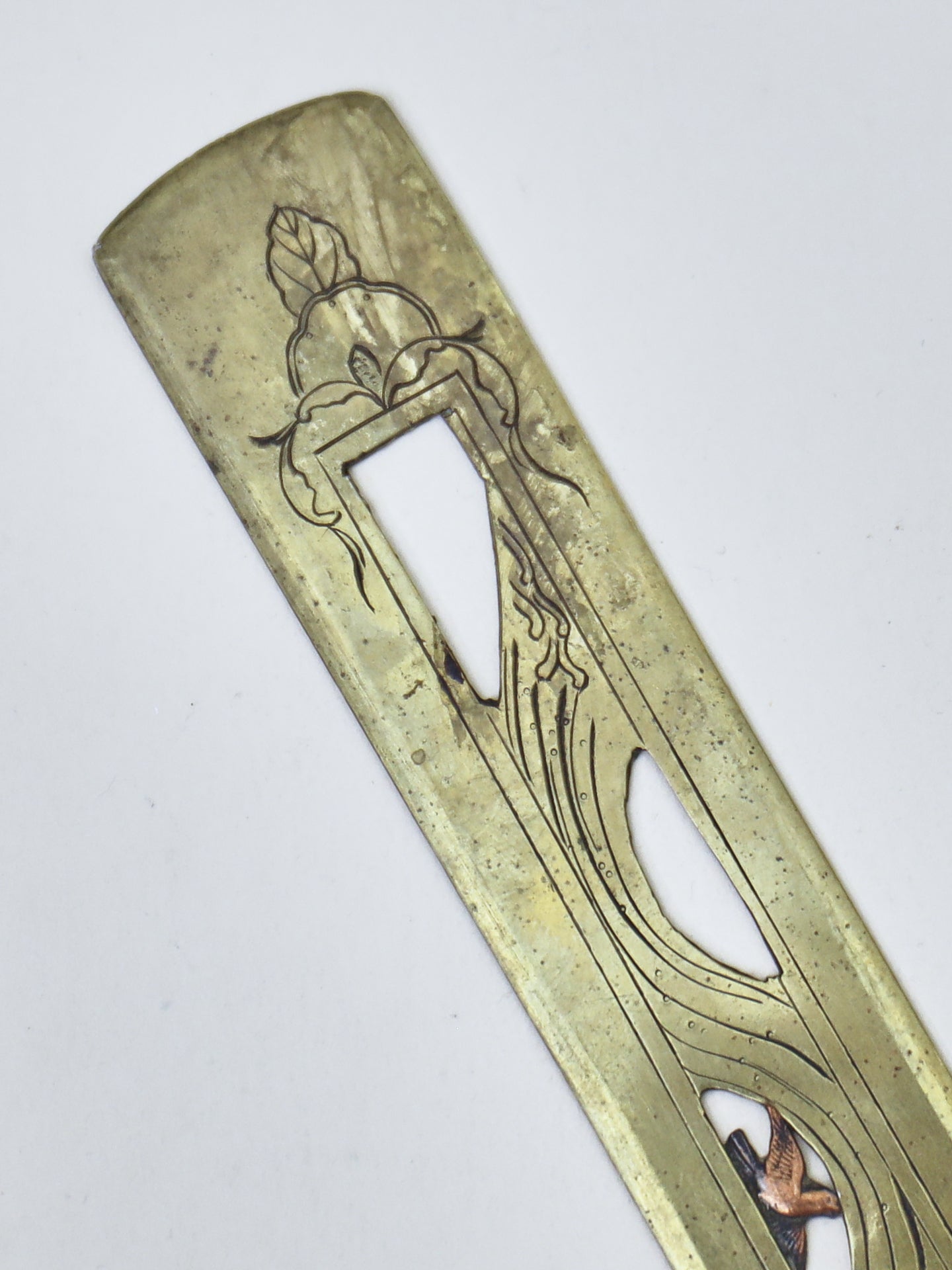 Japanese Brass Page Turner - Meiji Period (1868-1912)