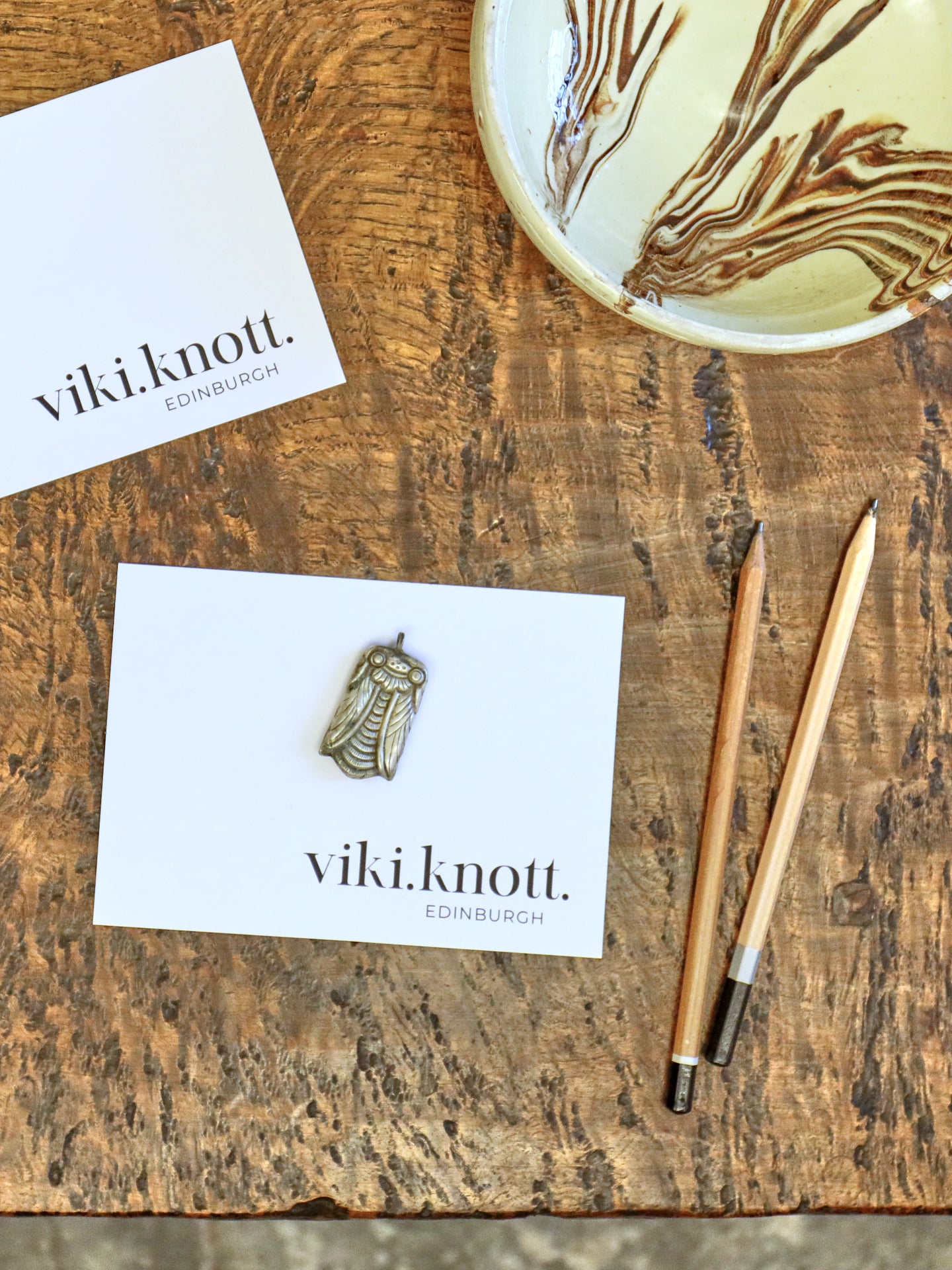 Chinese Silver Cicada Pendant