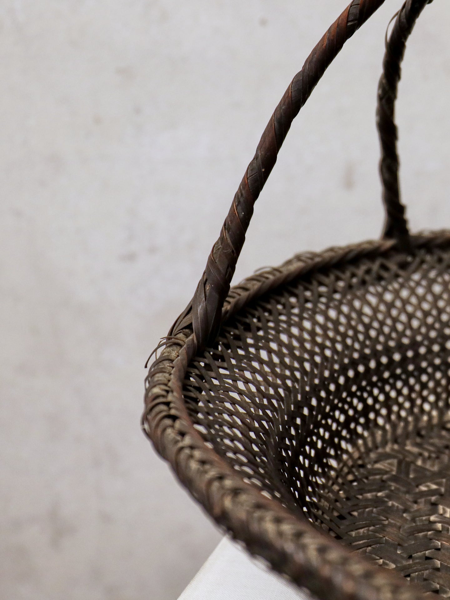 Early 20th Century Oriental Basket