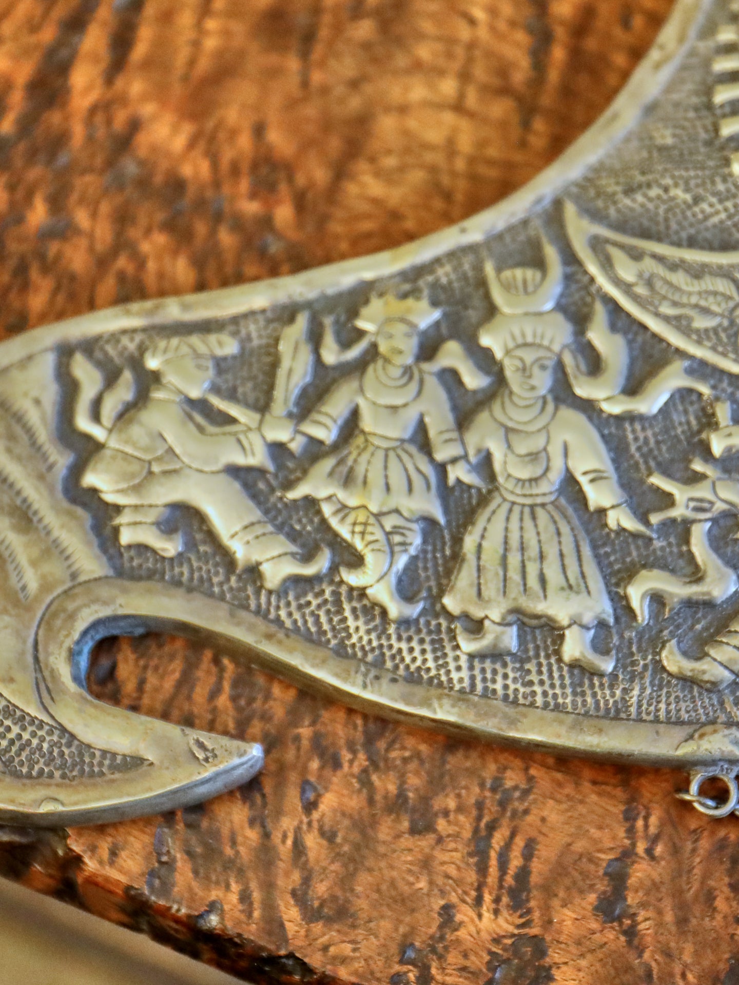 Large Chinese Miao Pendant Necklace