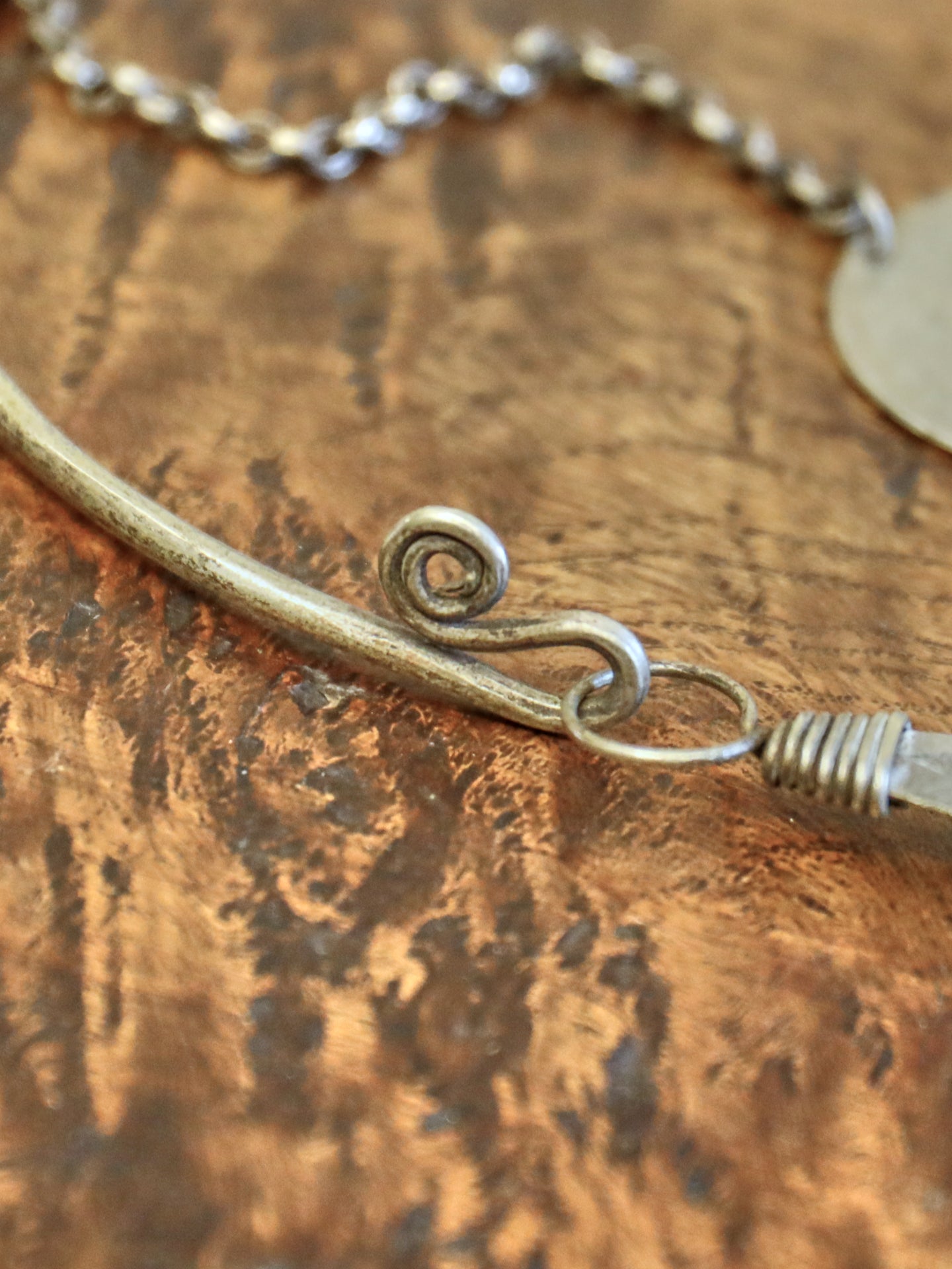 Chinese Miao Ceremonial Silver Necklace