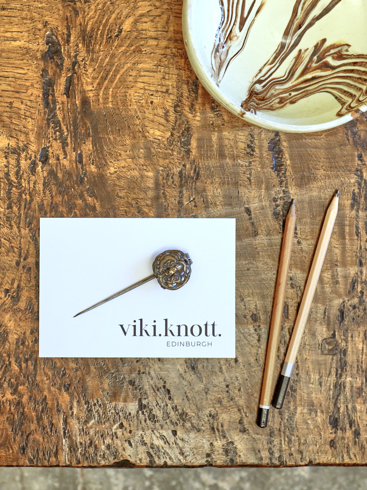 A late 19thC Chinese Hair or Hat Slide Ornament