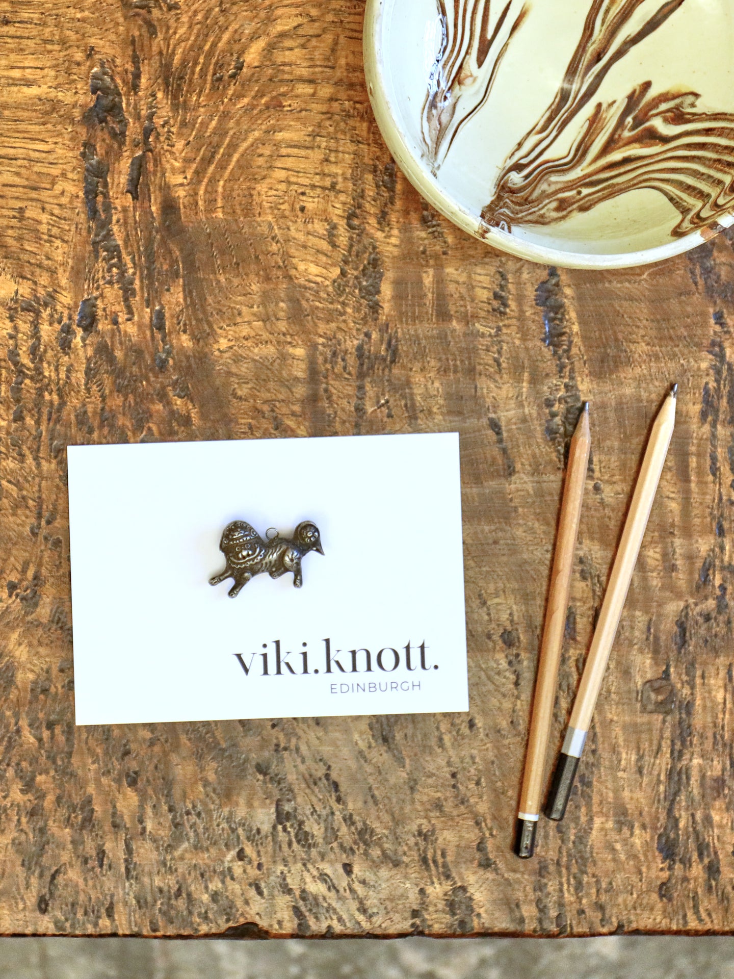 A late 19thC Chinese Foo Dog Pendant