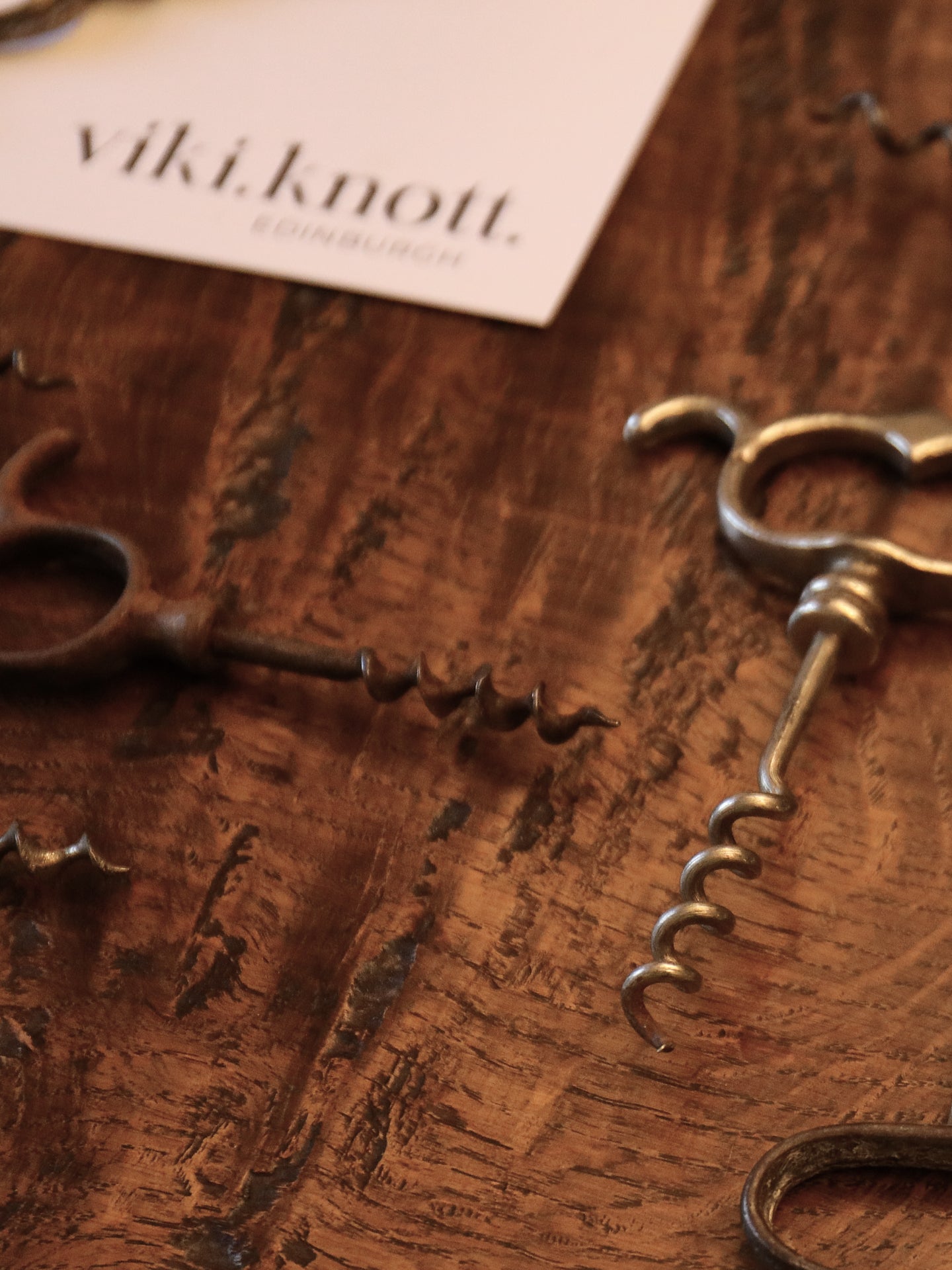 A Collection of Seven Two & Three Finger Pull Corkscrews