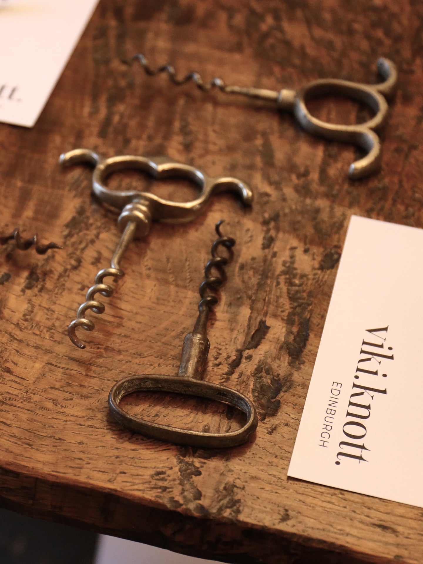 A Collection of Seven Two & Three Finger Pull Corkscrews