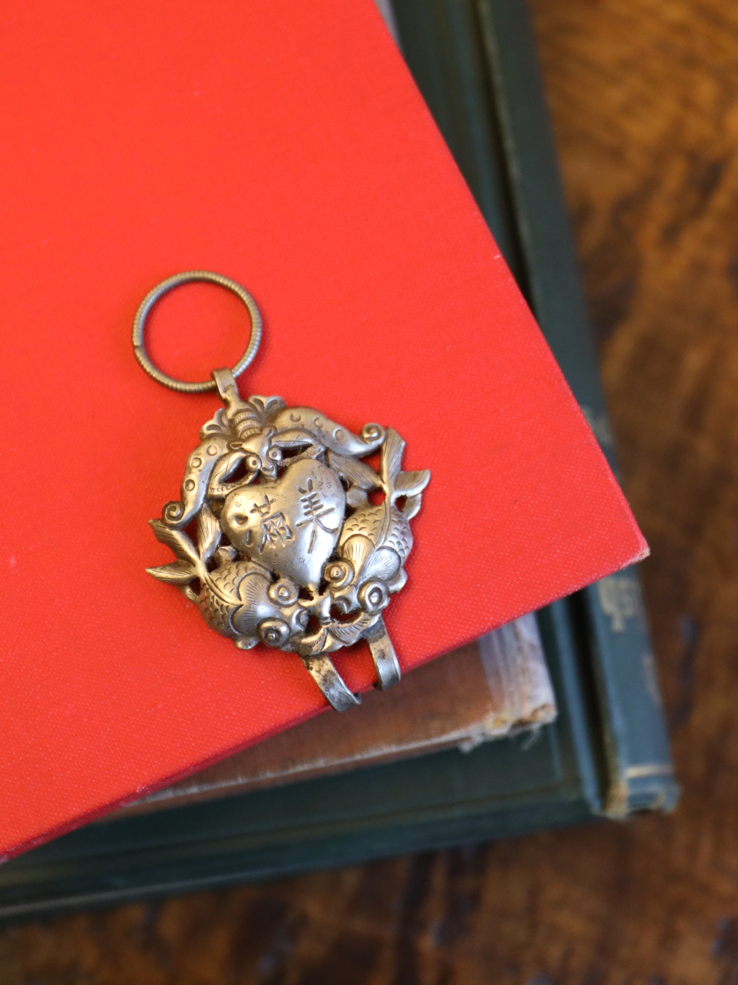 A late 19thC Chinese Hair or Hat Slide Ornament