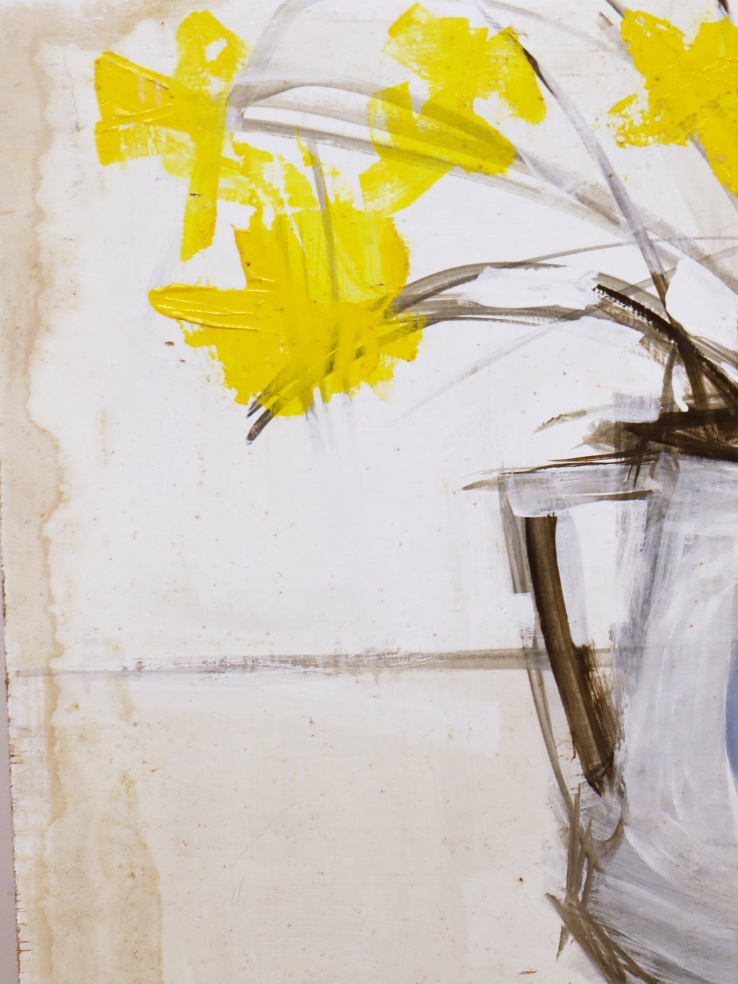 Nude with Yellow Flowers - late 20th C.