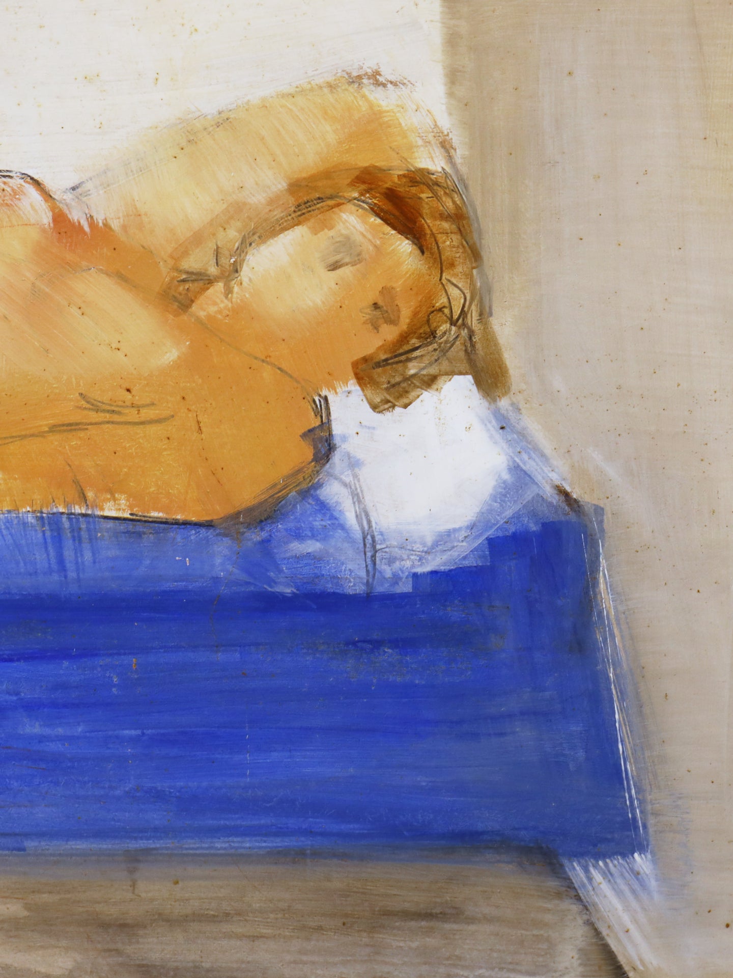 Nude with Yellow Flowers - late 20th C.