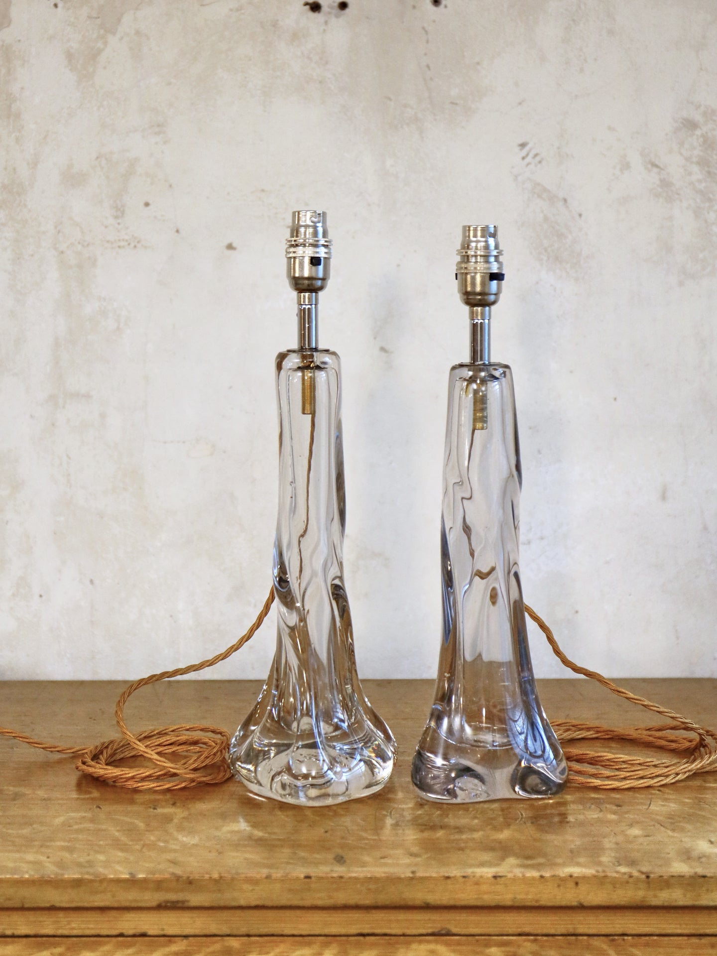 A Pair of Angus Sillars for Strathearn Glass Table Lamps