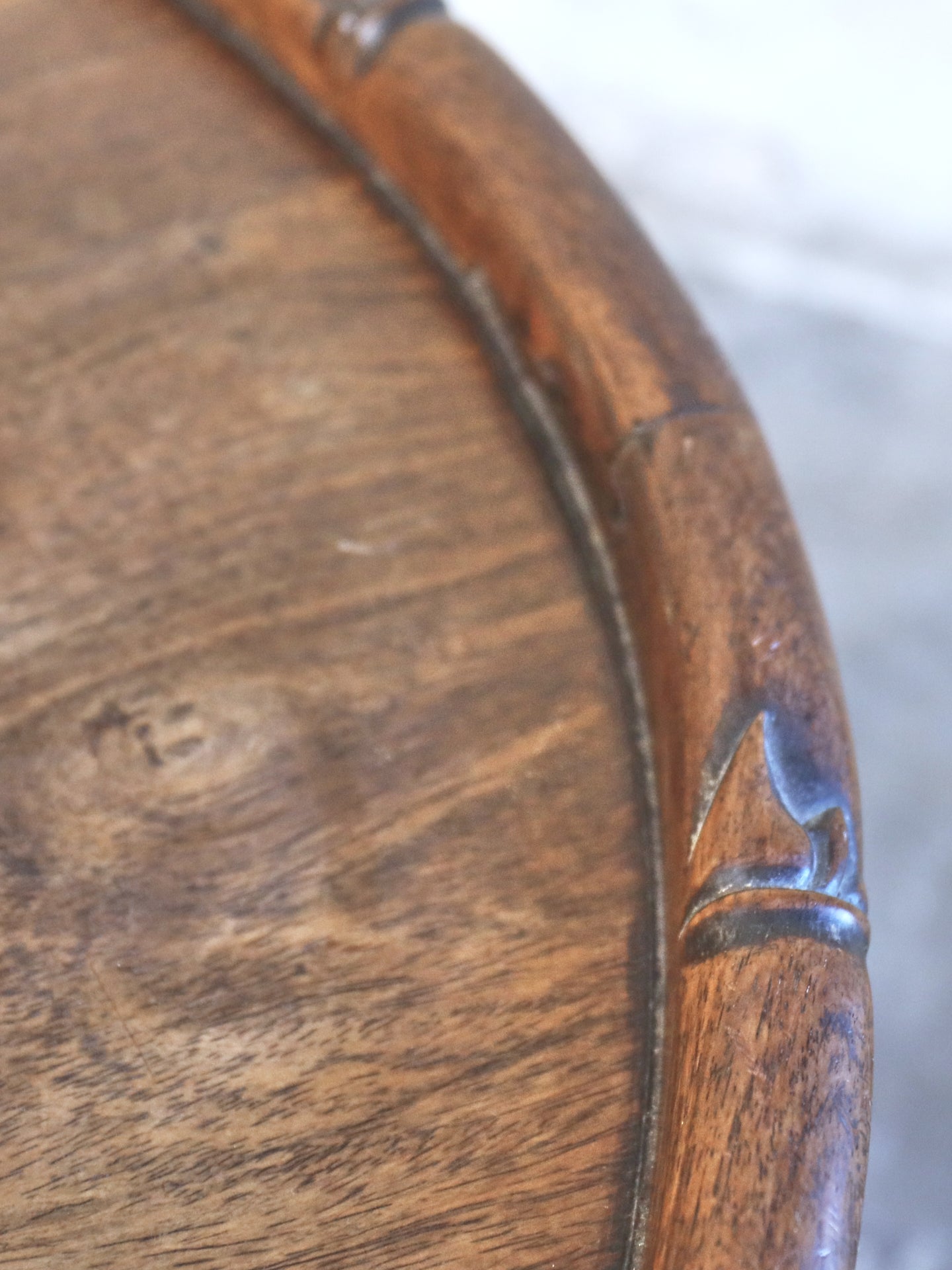 A Chinese Faux Bamboo Rosewood (Hong Mu) Gateleg Tea Table c1900