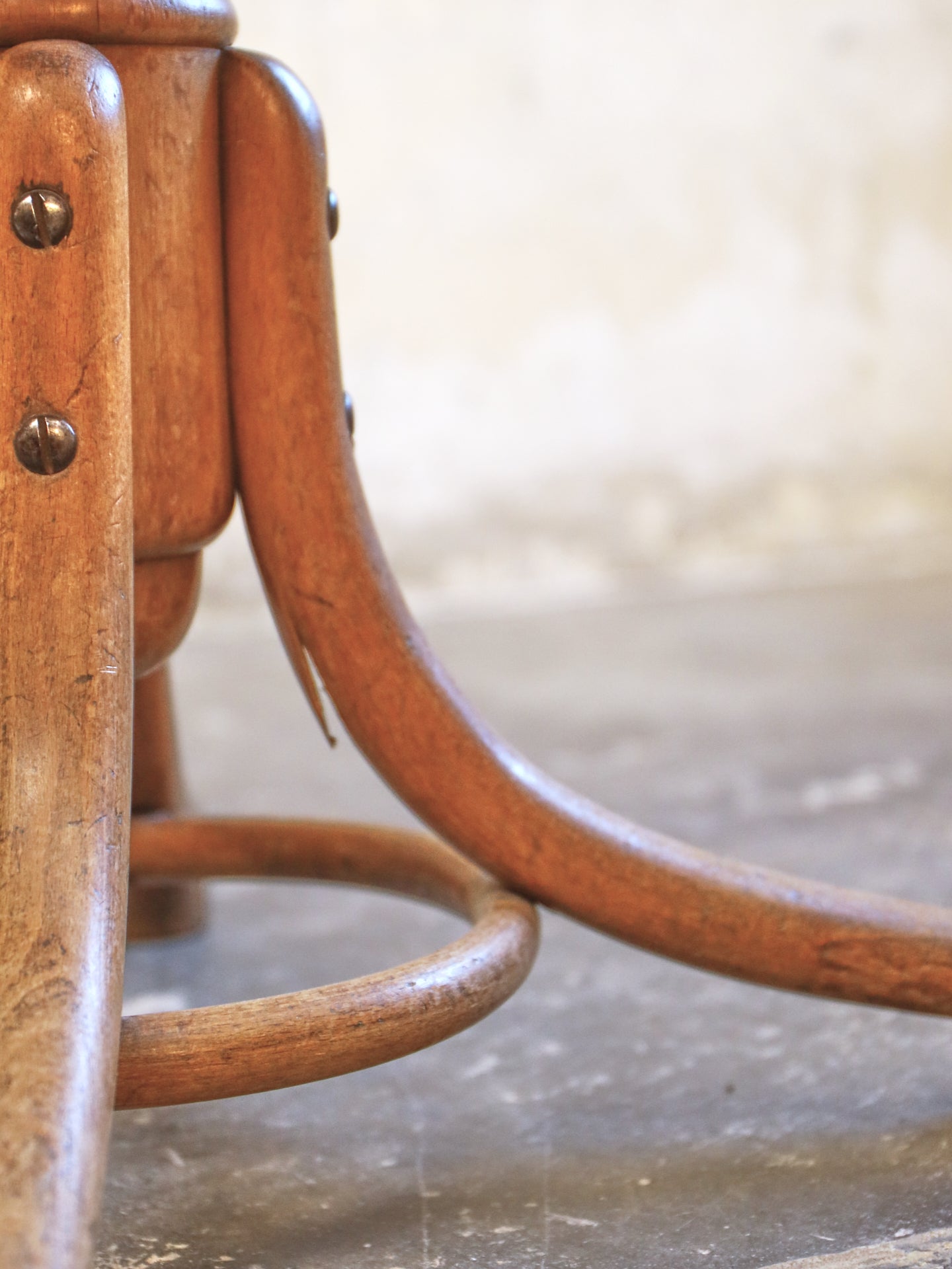 A Thonet Bentwood Revolving Piano Stool