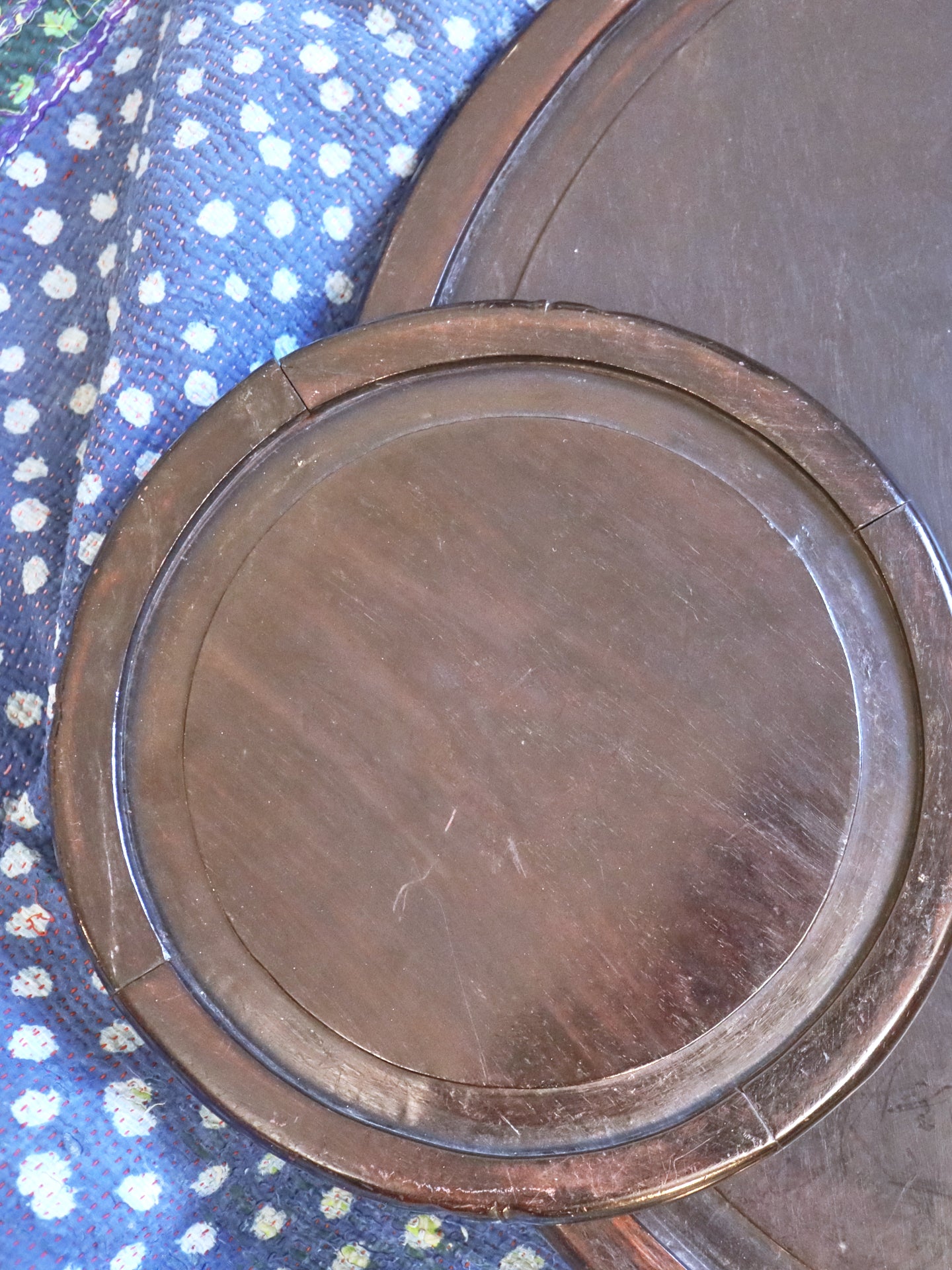 A Chinese Faux Bamboo Rosewood (Hong Mu) Gateleg Tea Table c1900