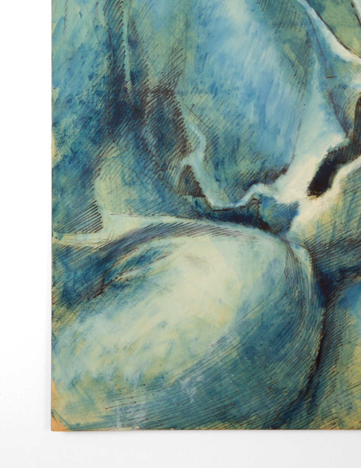 Seated Figure in Blue