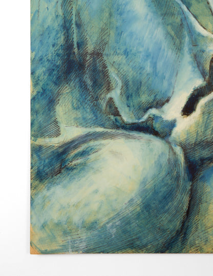 Seated Figure in Blue
