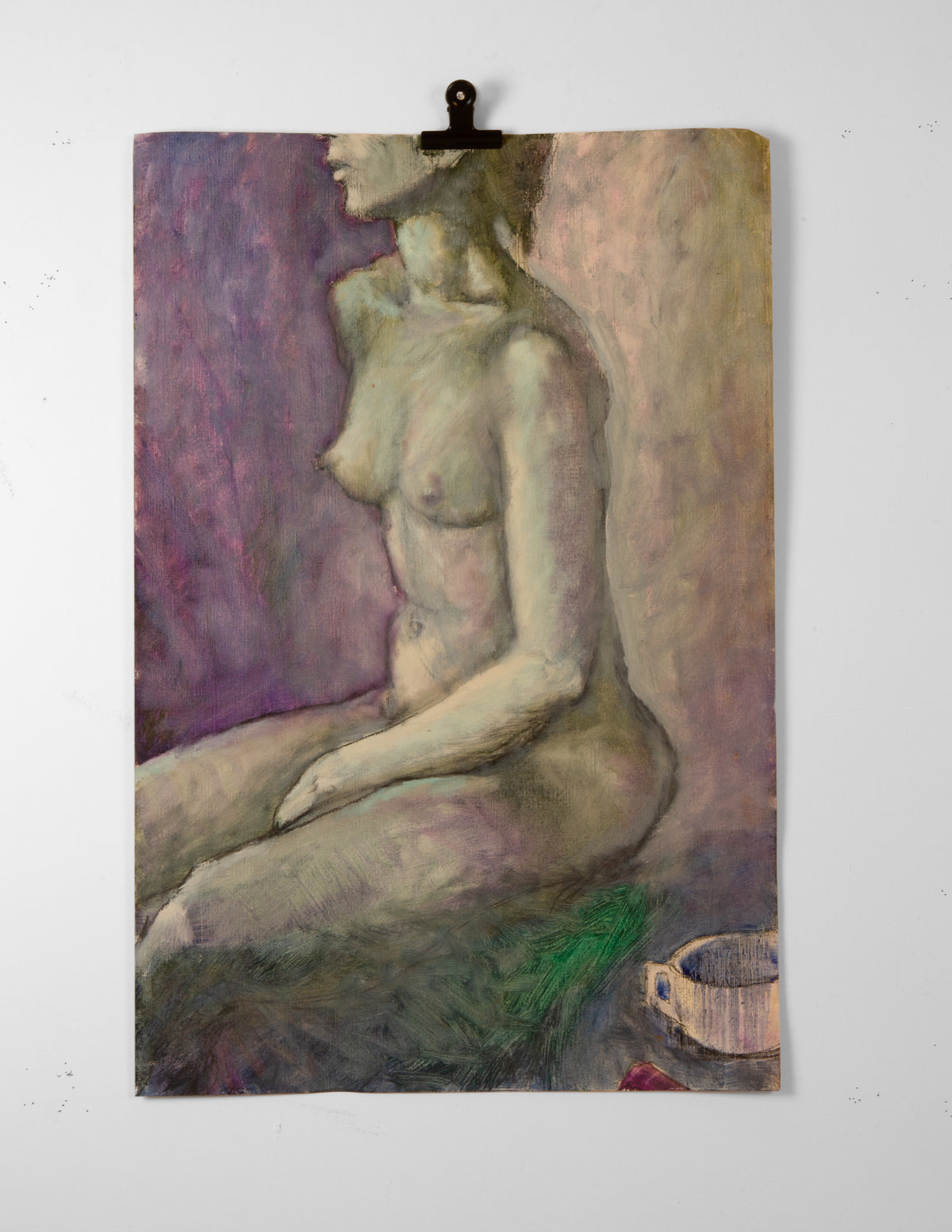 Seated Nude in Profile