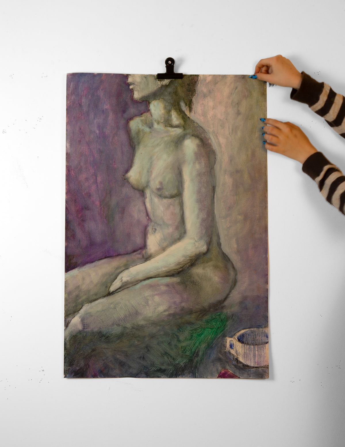 Seated Nude in Profile