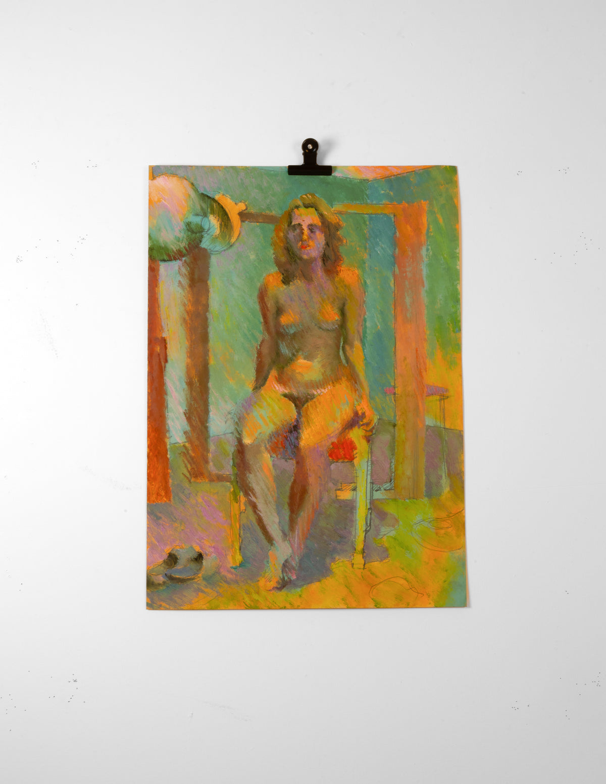 Nude in a Colourful Interior