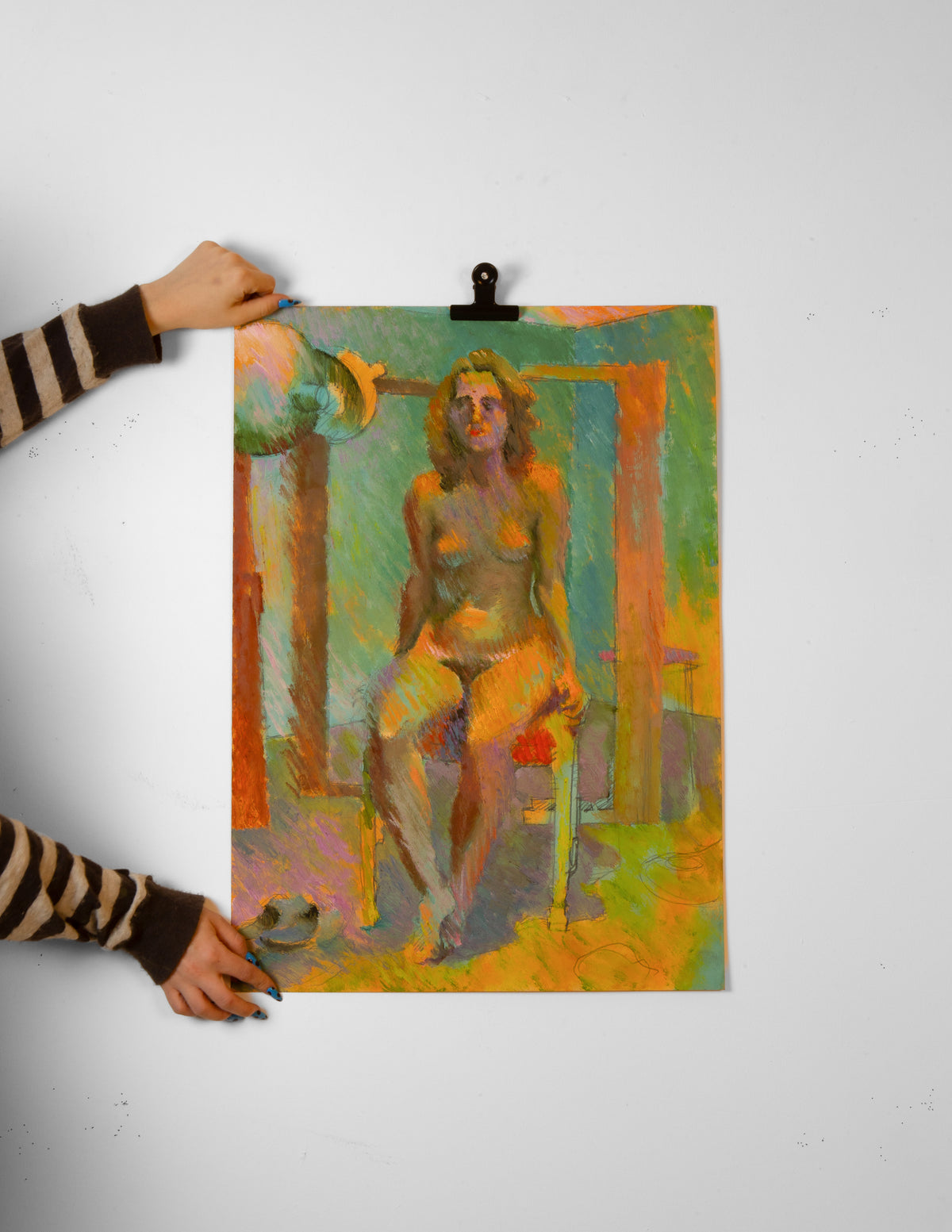 Nude in a Colourful Interior