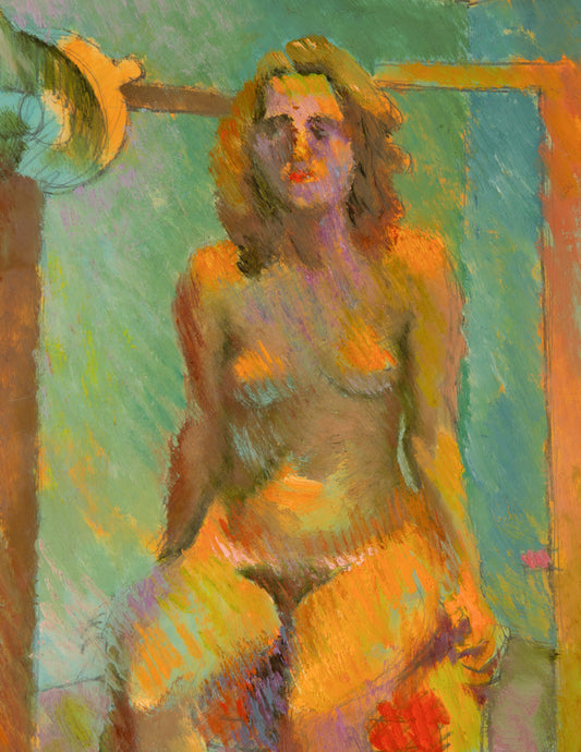 Nude in a Colourful Interior