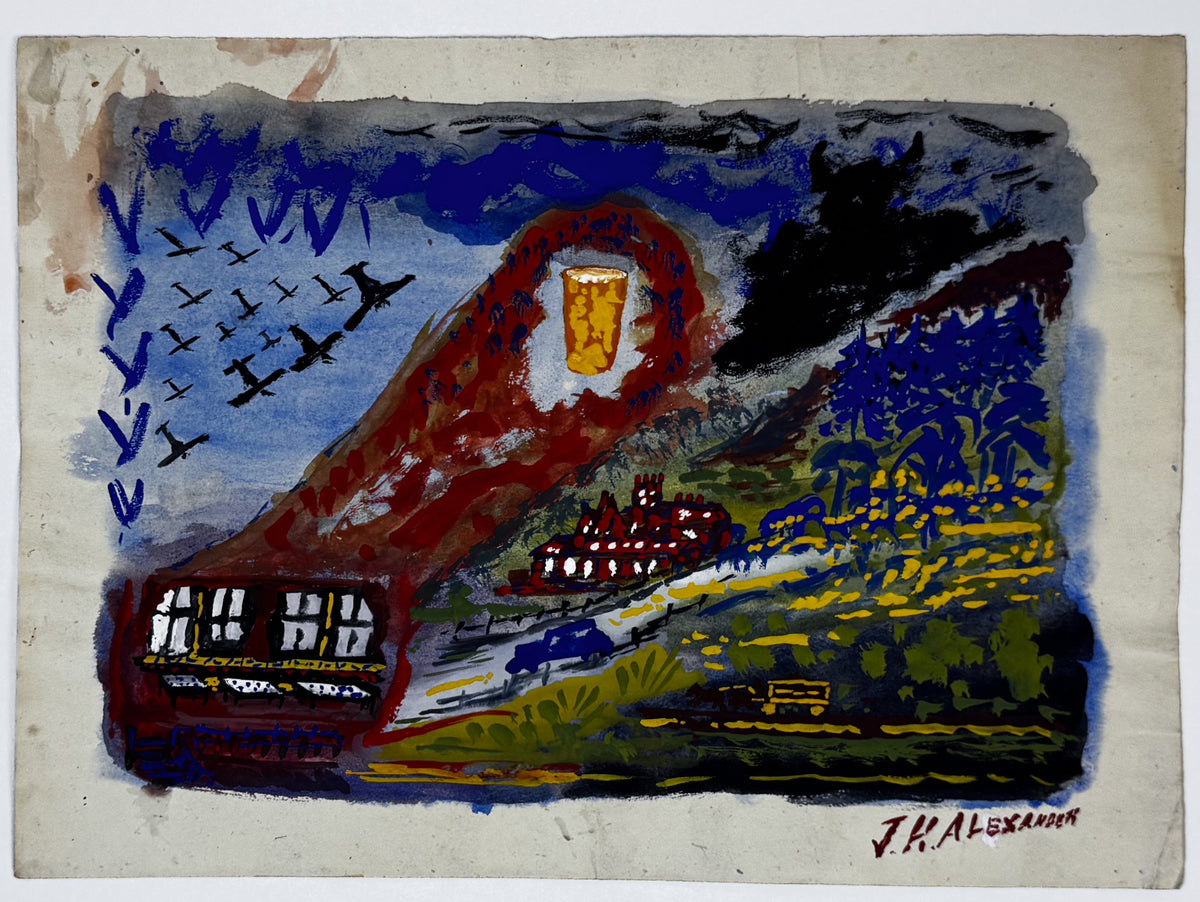 WW2 Art, Class taught by RENDELL WELLS, Scottish | 1911-1997
