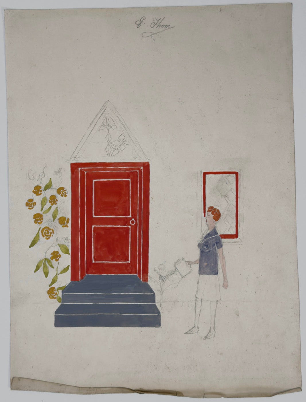 WW2 Art, Class taught by RENDELL WELLS, Scottish | 1911-1997